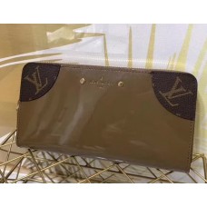 Louis Vuitton Sarah Monogram Vernis Leather Zip Around Wallet Taupe 2018 Louis Vuitton Sarah Monogram Vernis Leather Zip Around Wallet Taupe 2018