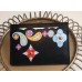 Louis Vuitton Epi Leather Card Holder with Monogram Flower M62068 Black