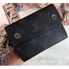 Louis Vuitton Rivets Chain Wallet M63510 Monogram Eclipse Canvas 2018 Louis Vuitton Rivets Chain Wallet M63510 Monogram Eclipse Canvas 2018