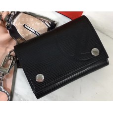 Louis Vuitton Rivets Chain Wallet M63518 Black Epi Leather 2018 Louis Vuitton Rivets Chain Wallet M63518 Black Epi Leather 2018