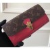 Louis Vuitton Cherrywood Wallet M61719 Cherry Red Louis Vuitton Cherrywood Wallet M61719 Cherry Red