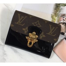 Louis Vuitton Cherrywood Compact Wallet M61912 Black Louis Vuitton Cherrywood Compact Wallet M61912 Black