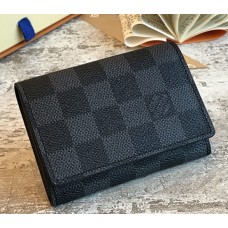 Louis Vuitton Men's Enveloppe Carte de Visite N63338 Damier Graphite Louis Vuitton Men's Enveloppe Carte de Visite N63338 Damier Graphite