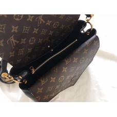 LOUIS VUITTON DOUBLE V HANDBAG 2017 CALFSKIN BLACK&CLASSIC PRINTING LOUIS VUITTON DOUBLE V HANDBAG 2017 CALFSKIN BLACK&CLASSIC PRINTING