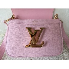 Louis Vuitton pink Vivienne LV Bag in clemence leather Louis Vuitton pink Vivienne LV Bag in clemence leather