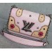 Louis Vuitton Epi Leather Patches &amp; Studs Twist MM Bag Pink 2017