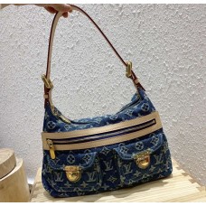 Louis Vuitton Monogram Denim Baggy PM Bag Louis Vuitton Monogram Denim Baggy PM Bag