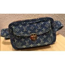 Louis Vuitton Monogram Denim Bumbag Waist Bag Louis Vuitton Monogram Denim Bumbag Waist Bag
