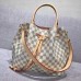 LOUIS VUITTON GIROLATA WHITE GRID HANDBAG 2017