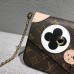 Louis Vuitton Monogram Canvas Pochette Felicie Chain Wallet Bag M67248 Dog 2018
