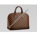 LOUIS VUITTON DAMIER EBENE CANVAS ALMA BAG LOUIS VUITTON DAMIER EBENE CANVAS ALMA BAG