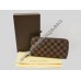 LOUIS VUITTON DAMIER EBENE CANVAS ZIPPY WALLET LOUIS VUITTON DAMIER EBENE CANVAS ZIPPY WALLET