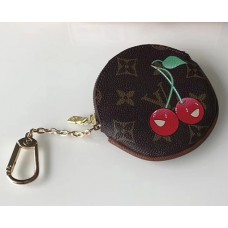 Louis Vuitton Monogram Canvas Round Coin Purse Cherry 2018