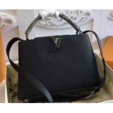 Louis Vuitton Capucines PM Bag Python Handle N92800 Noir Louis Vuitton Capucines PM Bag Python Handle N92800 Noir