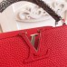 Louis Vuitton Capucines PM Bag Python Handle N92803 Rubis