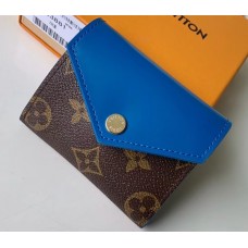 Louis Vuitton Monogram Canvas Zoé Wallet M63881 Bleu Jean 2019 Louis Vuitton Monogram Canvas Zoé Wallet M63881 Bleu Jean 2019