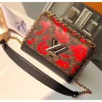 Louis Vuitton Twist MM M43639 Red/Black 2018 Louis Vuitton Twist MM M43639 Red/Black 2018