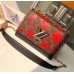 Louis Vuitton Twist MM M43639 Red/Black 2018 Louis Vuitton Twist MM M43639 Red/Black 2018