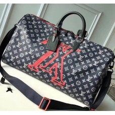 Louis Vuitton Men's Keepall Bandoulière 50 M43684 Ombre Monogram Canvas