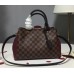 Louis Vuitton Brittany Damier Canvas Tote N41675 Bordeaux 2018 Louis Vuitton Brittany Damier Canvas Tote N41675 Bordeaux 2018