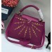 Louis Vuitton Capucines PM Sun sculpture Top Handle Bag M48864 Purple 2018 Louis Vuitton Capucines PM Sun sculpture Top Handle Bag M48864 Purple 2018