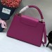 Louis Vuitton Capucines PM Sun sculpture Top Handle Bag M48864 Purple 2018 Louis Vuitton Capucines PM Sun sculpture Top Handle Bag M48864 Purple 2018