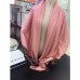 Gucci Pink Silk Wool GG Jacquard Shawl