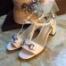 Gucci leather t-strap mid-heel 6cm sandal white 02 Gucci leather t-strap mid-heel 6cm sandal white 02