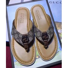 2017 NEW GUCCI CALFSKIN SLIPPER/BROWN(AD-731101) 2017 NEW GUCCI CALFSKIN SLIPPER/BROWN(AD-731101)