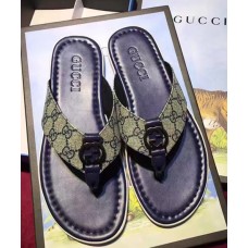 2017 NEW GUCCI CALFSKIN SLIPPER/NAVY(AD-731102) 2017 NEW GUCCI CALFSKIN SLIPPER/NAVY(AD-731102)