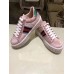 Gucci Crystals Platform Web Ace Sneakers 505995 Velvet Pink 2017