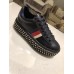 Gucci Crystals Platform Web Ace Sneakers 505995 Black 2017