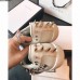 Gucci Ace Leather Low-Top Lovers Sneakers Web Studs And Metal Feline White 2018