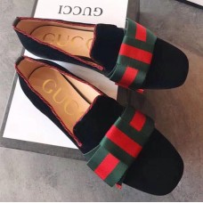 Gucci Velvet Embroidered Slipper With Ballet Flats 505283 Black 2018 Gucci Velvet Embroidered Slipper With Ballet Flats 505283 Black 2018