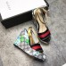 Gucci classial printed 13cm heel  sandal  2017 SS  (GD2057-730801)