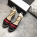 Gucci classial printed 13cm heel  sandal  2017 SS  (GD2057-730801)