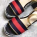 Gucci classial printed 13cm heel  sandal  2017 SS  (GD2057-730801)