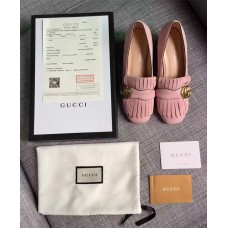 Gucci double G Suede mid-heel pump 2016 fall/winter light pink(GD4012-721301) Gucci double G Suede mid-heel pump 2016 fall/winter light pink(GD4012-721301)