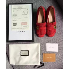 Gucci double G Suede mid-heel pump 2016 fall/winter Red(GD4012-721303) Gucci double G Suede mid-heel pump 2016 fall/winter Red(GD4012-721303)