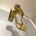 Gucci Leather t-strap sandal 424886 gold