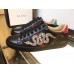 Gucci Ace embroidered low-top sneaker black leather(GD5027-721302)