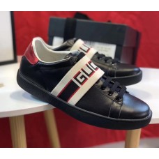 Gucci Ace Sneakers with Gucci Stripe 525269 Black 2018 Gucci Ace Sneakers with Gucci Stripe 525269 Black 2018