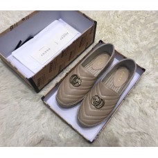 Gucci Leather Espadrilles With Double G 551890 Nude 2019 Gucci Leather Espadrilles With Double G 551890 Nude 2019