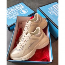Gucci Rhyton Leather Sneakers Ivory/Gray 2019 Gucci Rhyton Leather Sneakers Ivory/Gray 2019