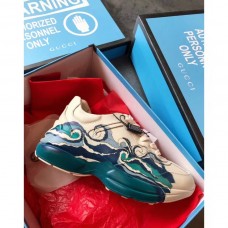 Gucci Rhyton Leather Sneakers Wave 2019 Gucci Rhyton Leather Sneakers Wave 2019