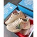Gucci Rhyton Leather Sneakers Rainbow Glitter Logo 2019