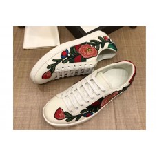 Gucci 431917 Ace embroidered sneaker embroidered floral White Leather Mens and Women Size Gucci 431917 Ace embroidered sneaker embroidered floral White Leather Mens and Women Size