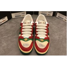 Gucci 546163 Screener leather sneaker Red and white leather Gucci 546163 Screener leather sneaker Red and white leather