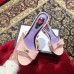 Gucci Heel 2cm Patent Leather Silver-toned Spikes Mules with Bow Nude Pink 2019