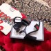 Gucci Heel 6.5cm/10.5cm Web Horsebit Fabric and Leather Sandals Black 2019